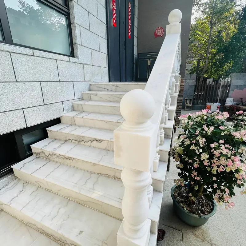 広東白い大理石のスラブ