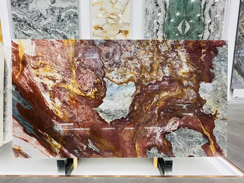 Rosa Tea Marble Slab